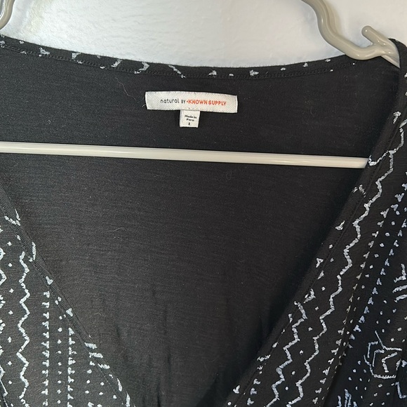 Natural by Known supply boho organic cotton printed  jumpsuit size large ethical - Picture 4 of 8